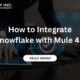 How to Integrate Snowflake with Mule 4 ?